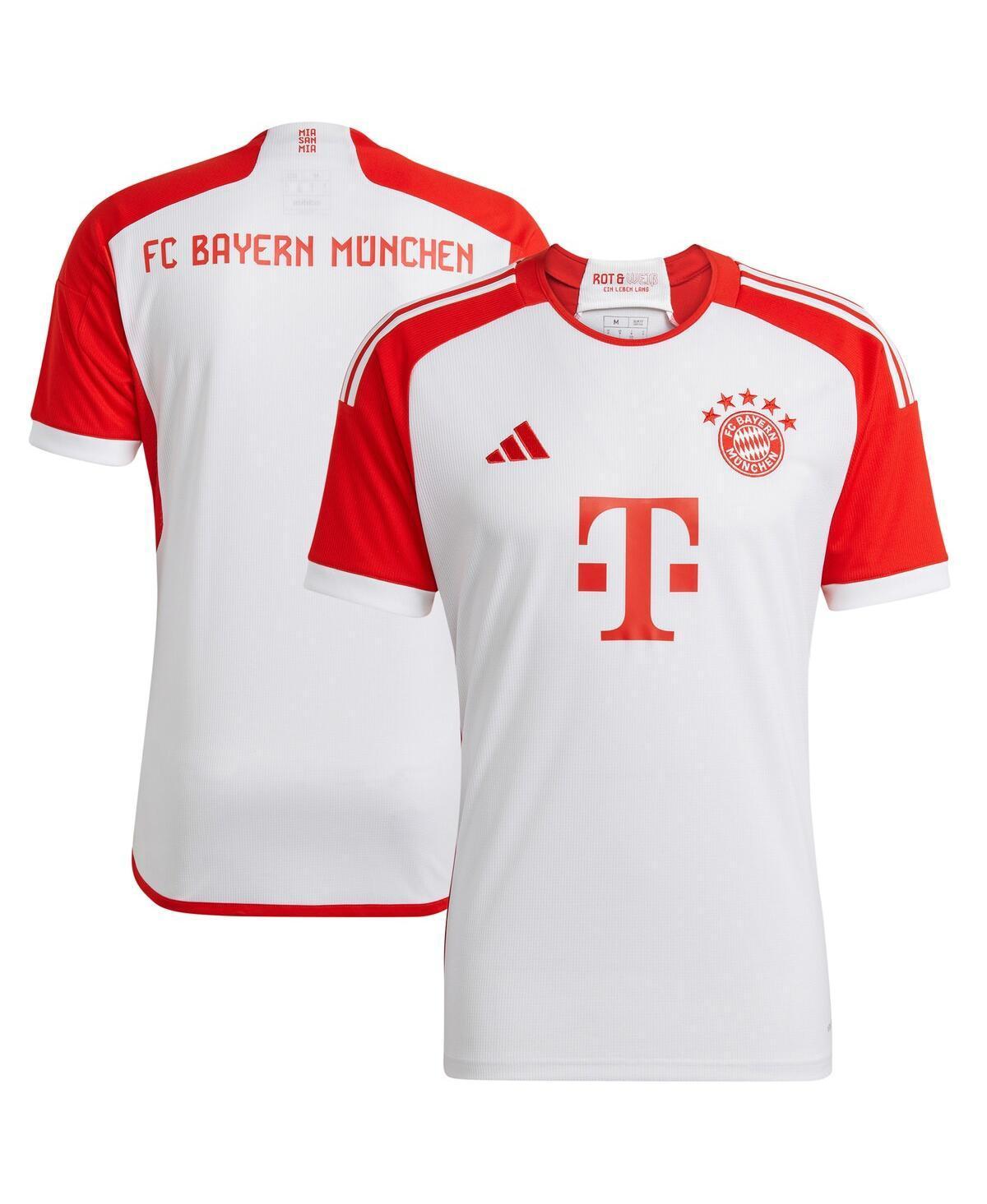 Mens adidas White Bayern Munich 2023/24 Home Replica Jersey - White Product Image