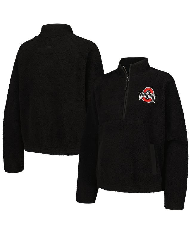 Womens Black Ohio State Buckeyes Everest Half-Zip Top Product Image