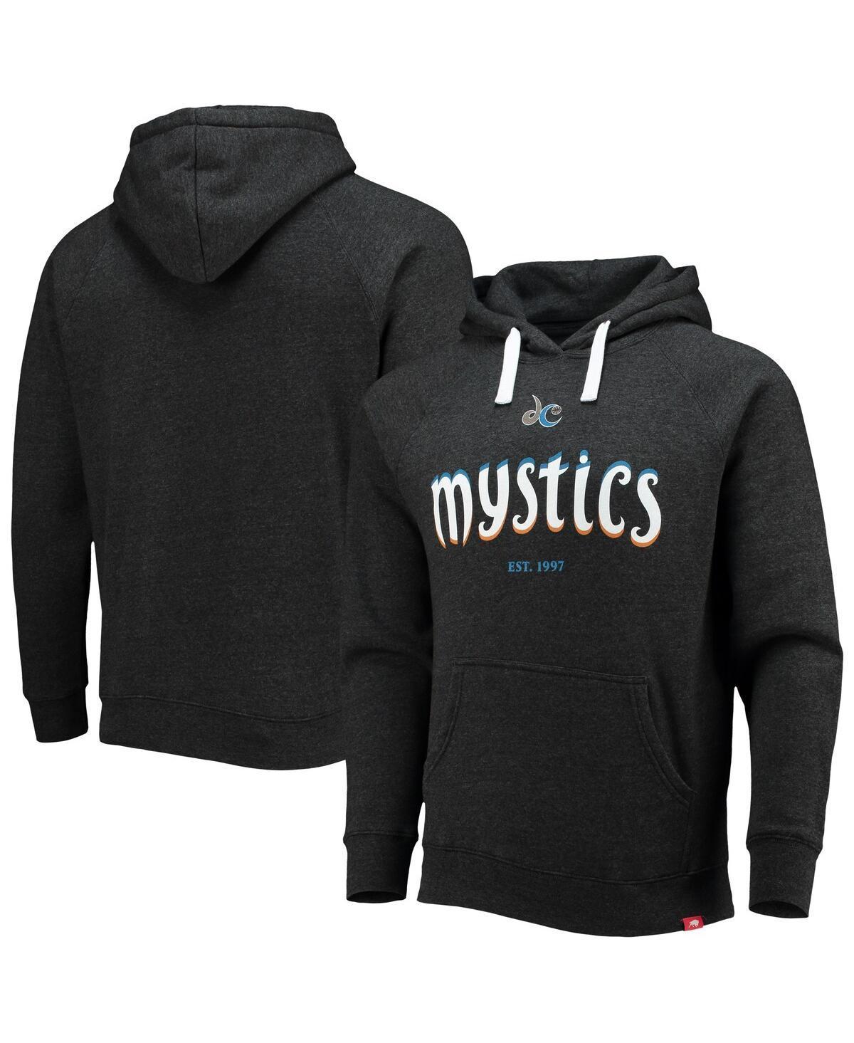 Mens Sportiqe Black Washington Mystics 25th Anniversary Olsen Tri-Blend Raglan Pullover Hoodie Product Image