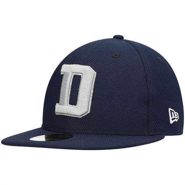 Mens New Era Dallas Cowboys Coach D 59FIFTY Fitted Hat Blue Product Image