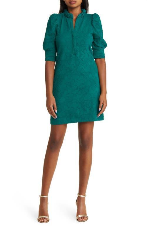 Lilly Pulitzer Elsey Floral Jacquard Puff Sleeve Dress Product Image