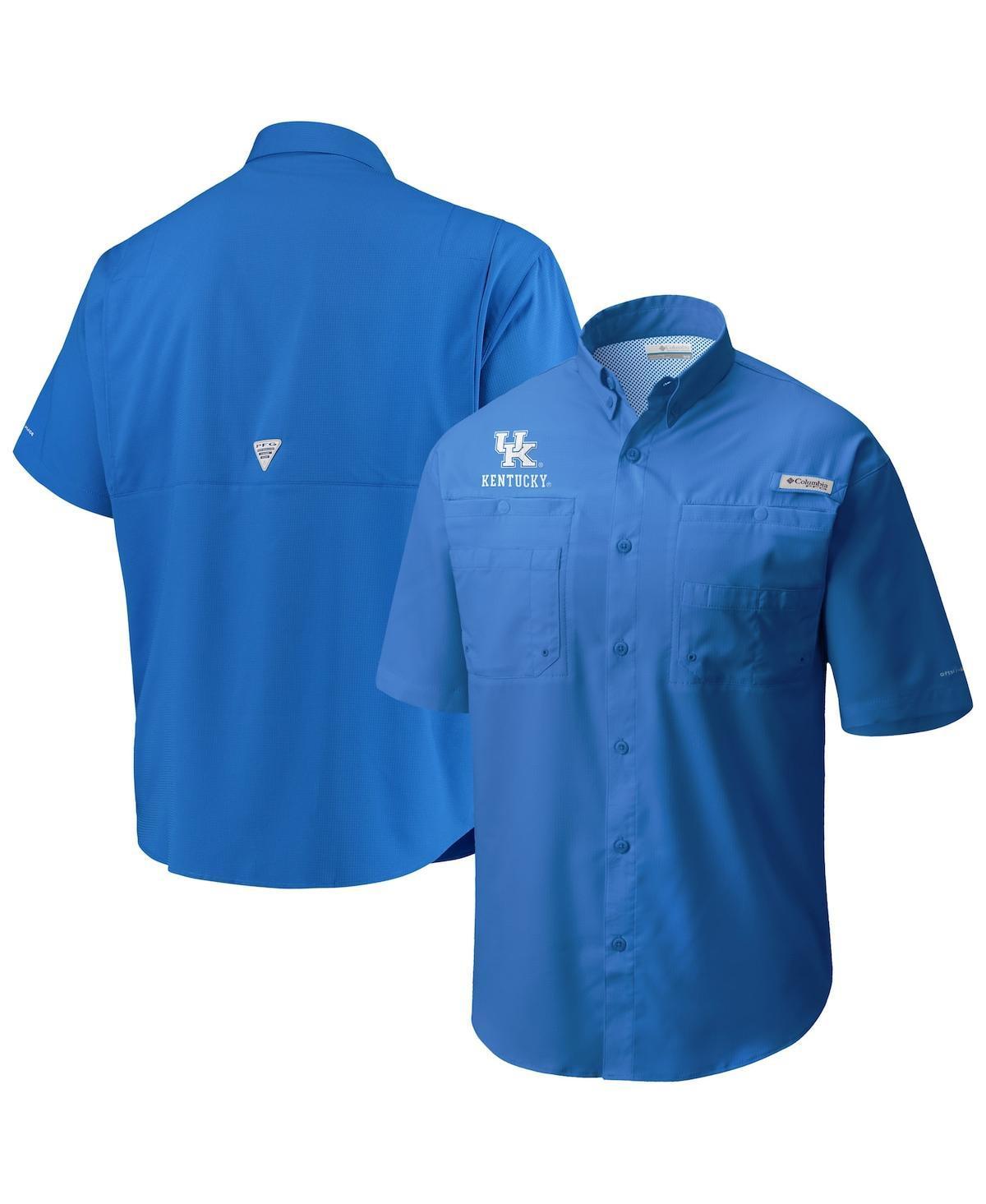 Mens Columbia Royal Kentucky Wildcats Big & Tall Collegiate Tamiami Button-Down Shirt Product Image