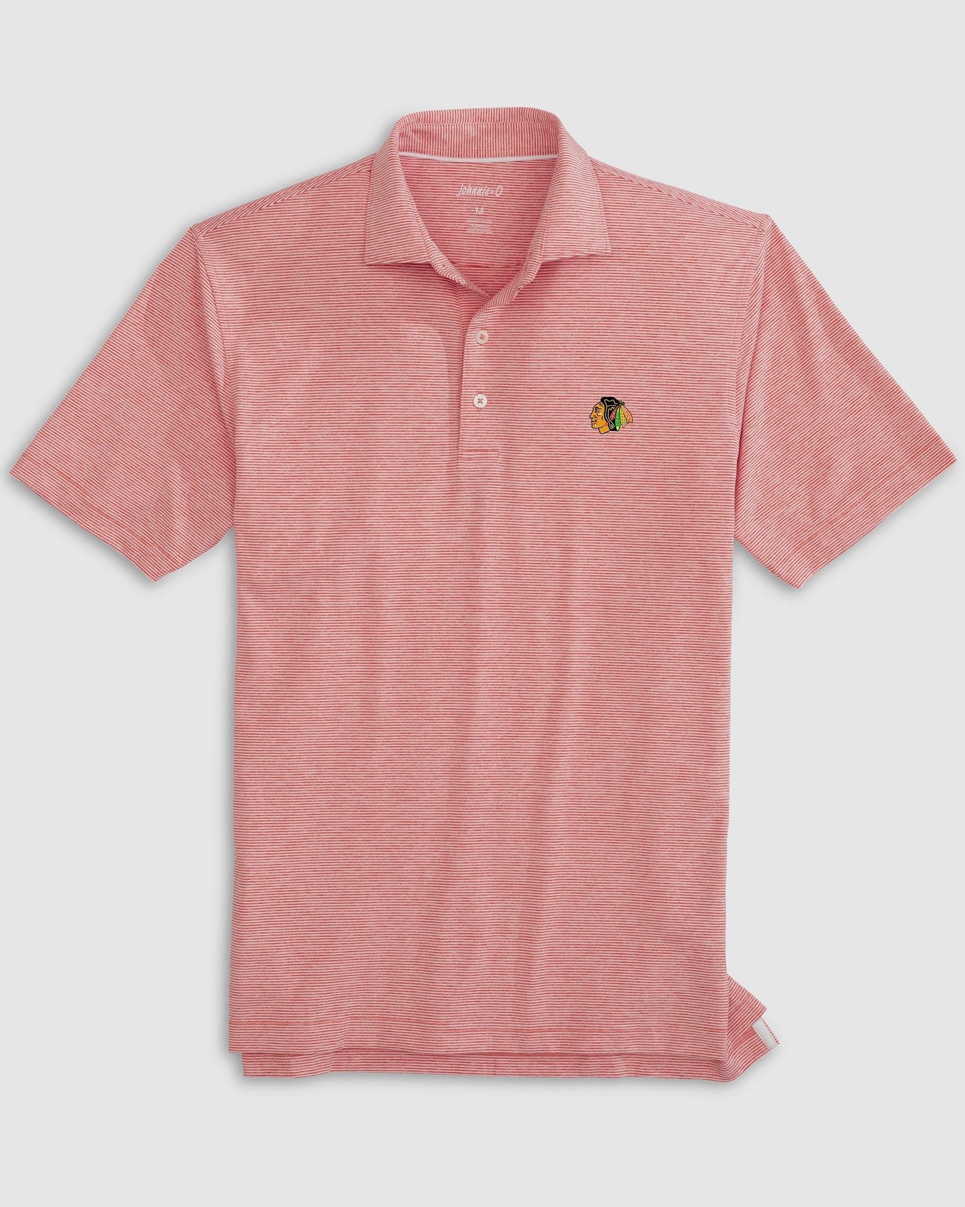 WM Phoenix Open Lyndonn Striped Jersey Performance Polo Product Image