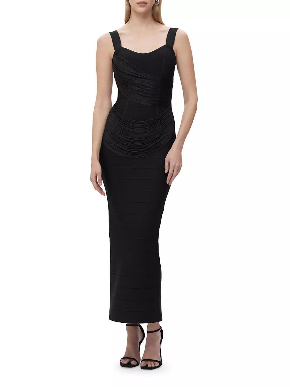 Autumn Drape Body-Con Gown Product Image