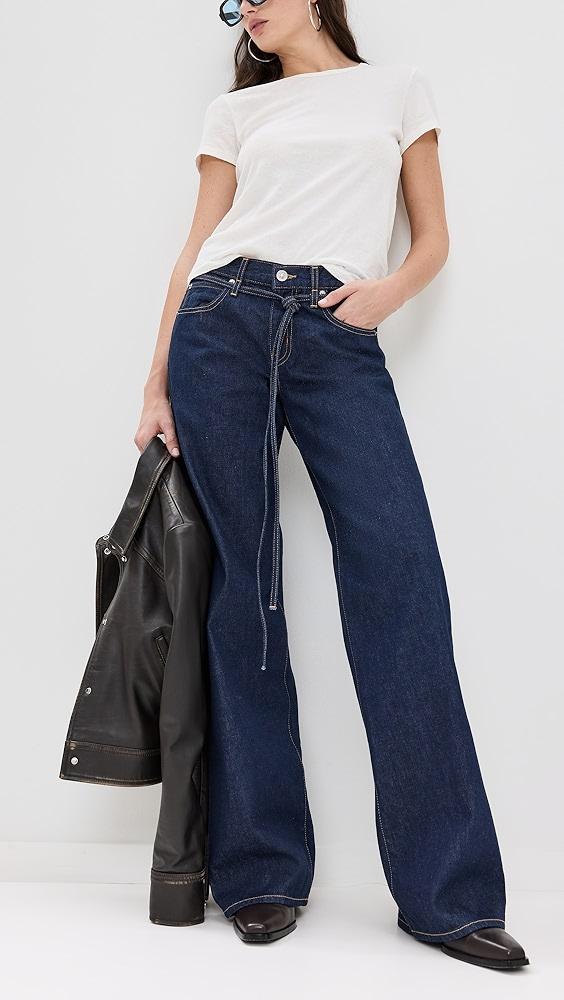 SLVRLAKE Mica Belted Jeans | Shopbop Product Image