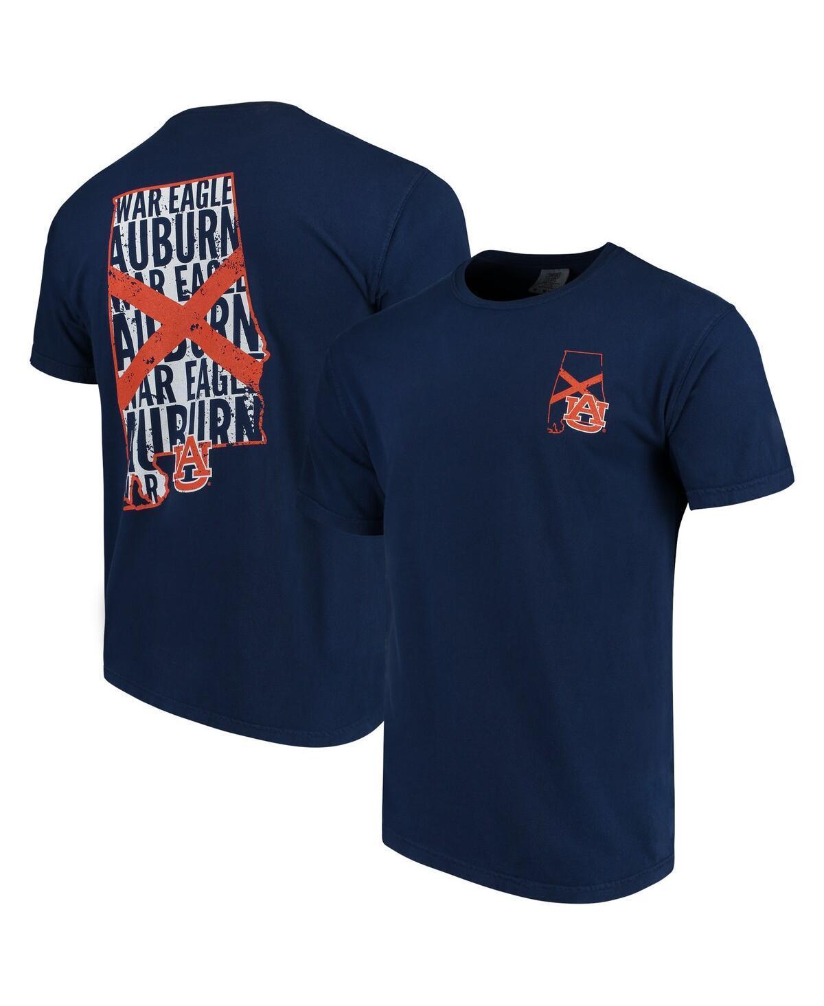 Mens Auburn Tigers Flag Local Comfort Color T-Shirt Blue Product Image