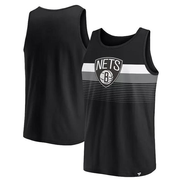 Fanatics Mens Black Brooklyn Nets Wild Game Tank Top Product Image