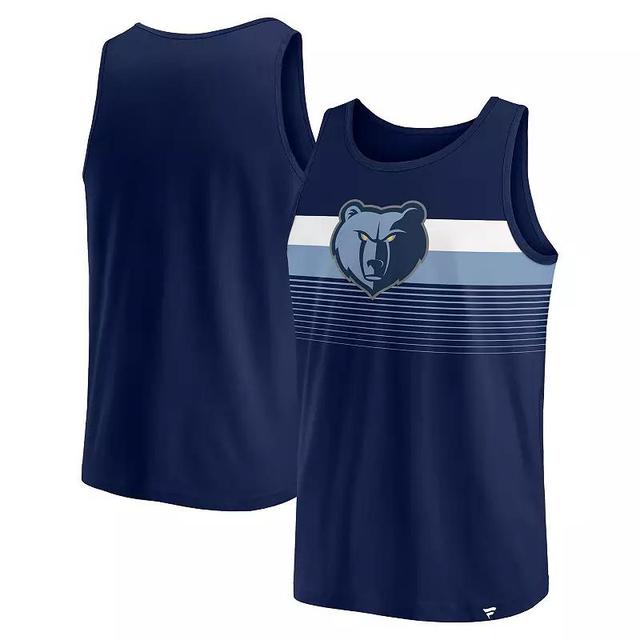 Mens Fanatics Branded Navy Memphis Grizzlies Wild Game Tank Top Grz Blue Product Image