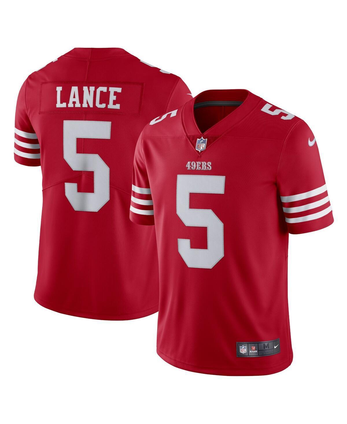 Mens Nike Trey Lance Scarlet San Francisco 49ers Vapor Limited Jersey - Scarlet Product Image