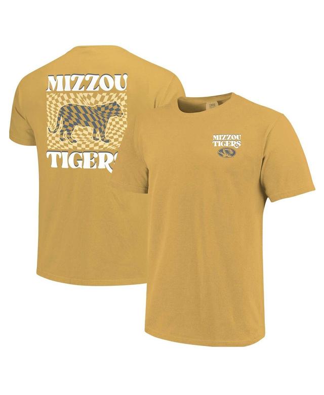 Womens Missouri Tigers Comfort Colors Checkered Mascot T-Shirt Product Image