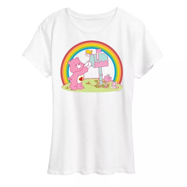 Womens Care Bears Love A Lot Bear Graphic Tee Product Image