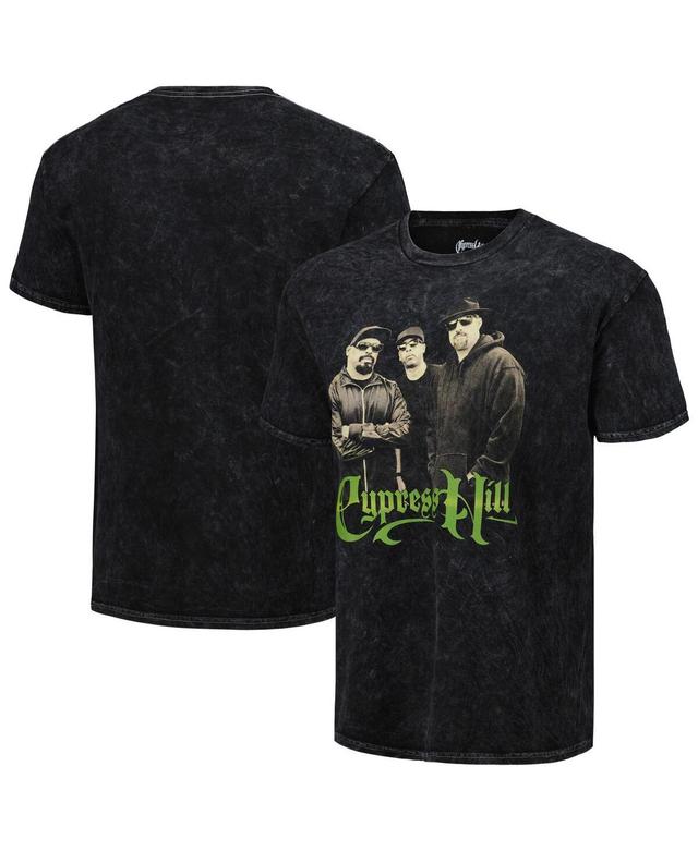 Mens Black 50th Anniversary of Hip Hop Cypress Hill Washed Graphic T-shirt Product Image