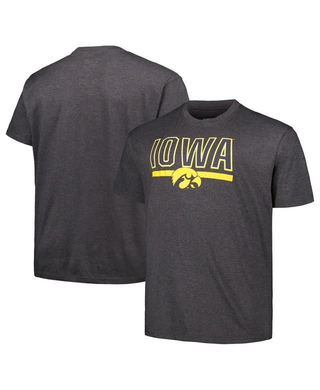 Mens Profile Black Iowa Hawkeyes Big and Tall Team T-shirt Product Image