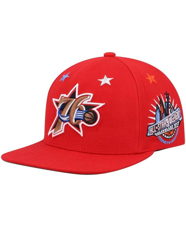 Mens Mitchell & Ness Philadelphia 76ers Hardwood Classics 1997 NBA All-Star Weekend Top Star Snapback Hat Product Image