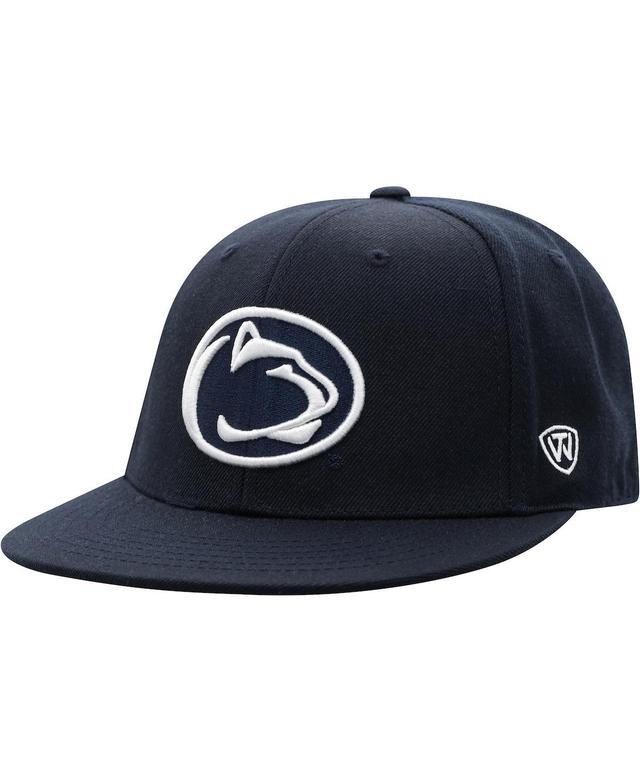 Mens Navy Penn State Nittany Lions Team Color Fitted Hat Product Image