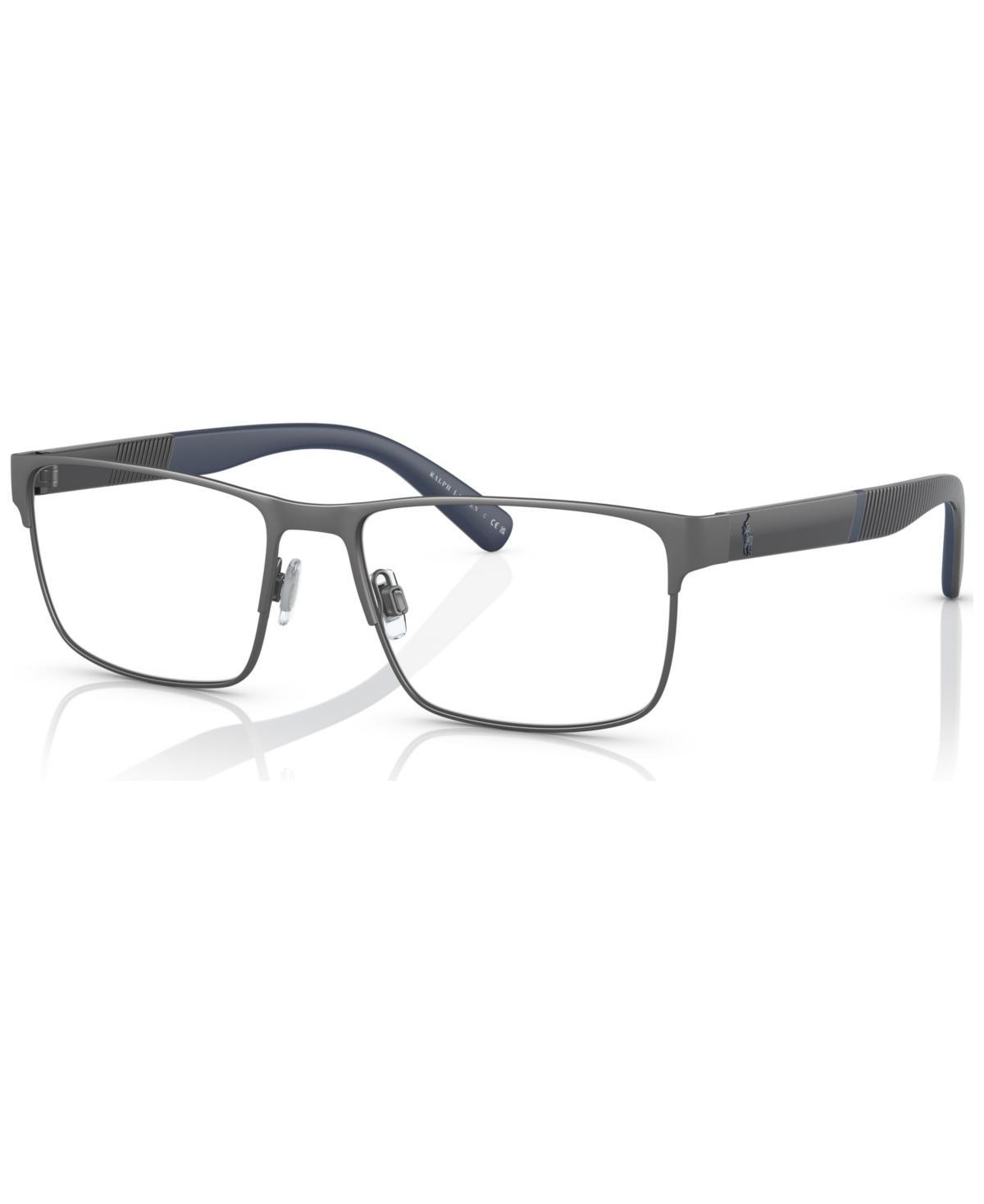 Polo Ralph Lauren Mens Eyeglasses, PH1215 - Shiny Blue, Gunmetal Product Image