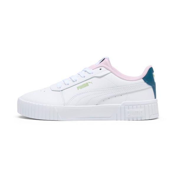 PUMA Carina 2.0 Women's Sneakers in White/Ocean Tropic Product Image