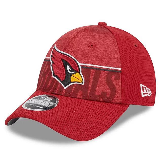 Mens New Era Cardinal Arizona Cardinals 2023 NFL Training Camp 9FORTY Adjustable Hat Product Image