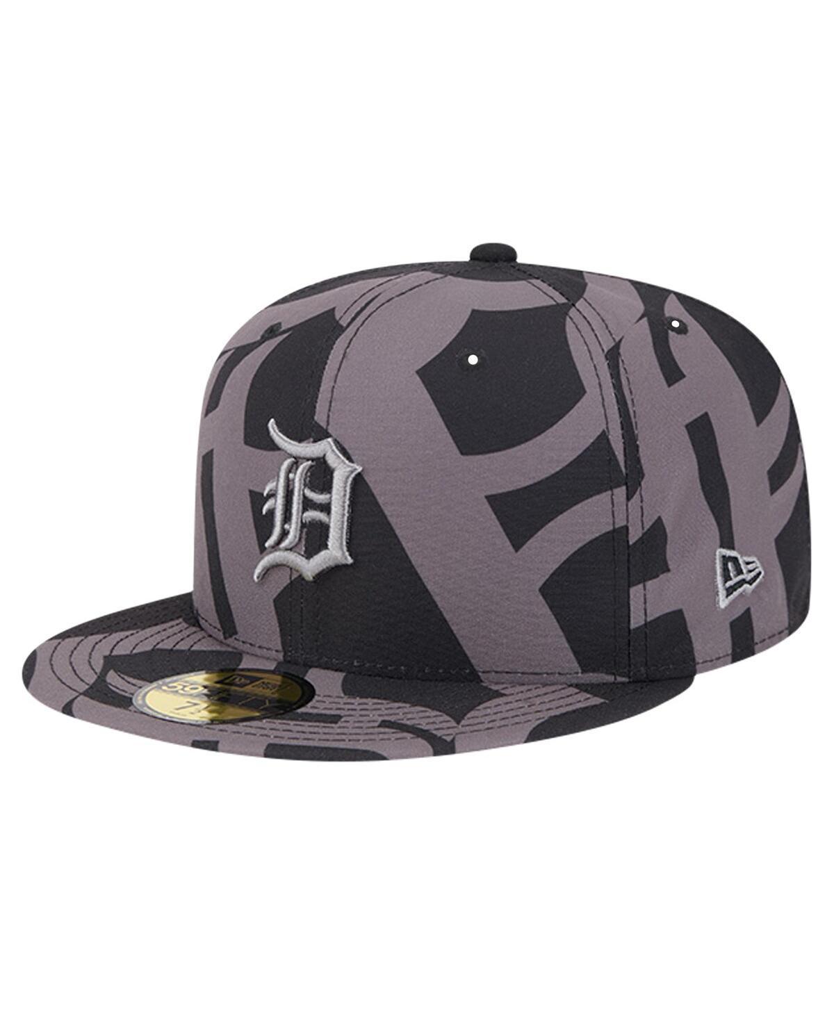 Mens New Era Detroit Tigers Logo Fracture 59FIFTY Fitted Hat Product Image