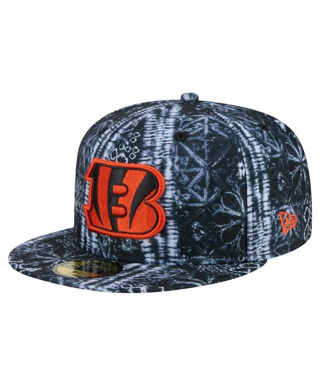 Mens New Era Cincinnati Bengals Shibori 59FIFTY Fitted Hat Product Image