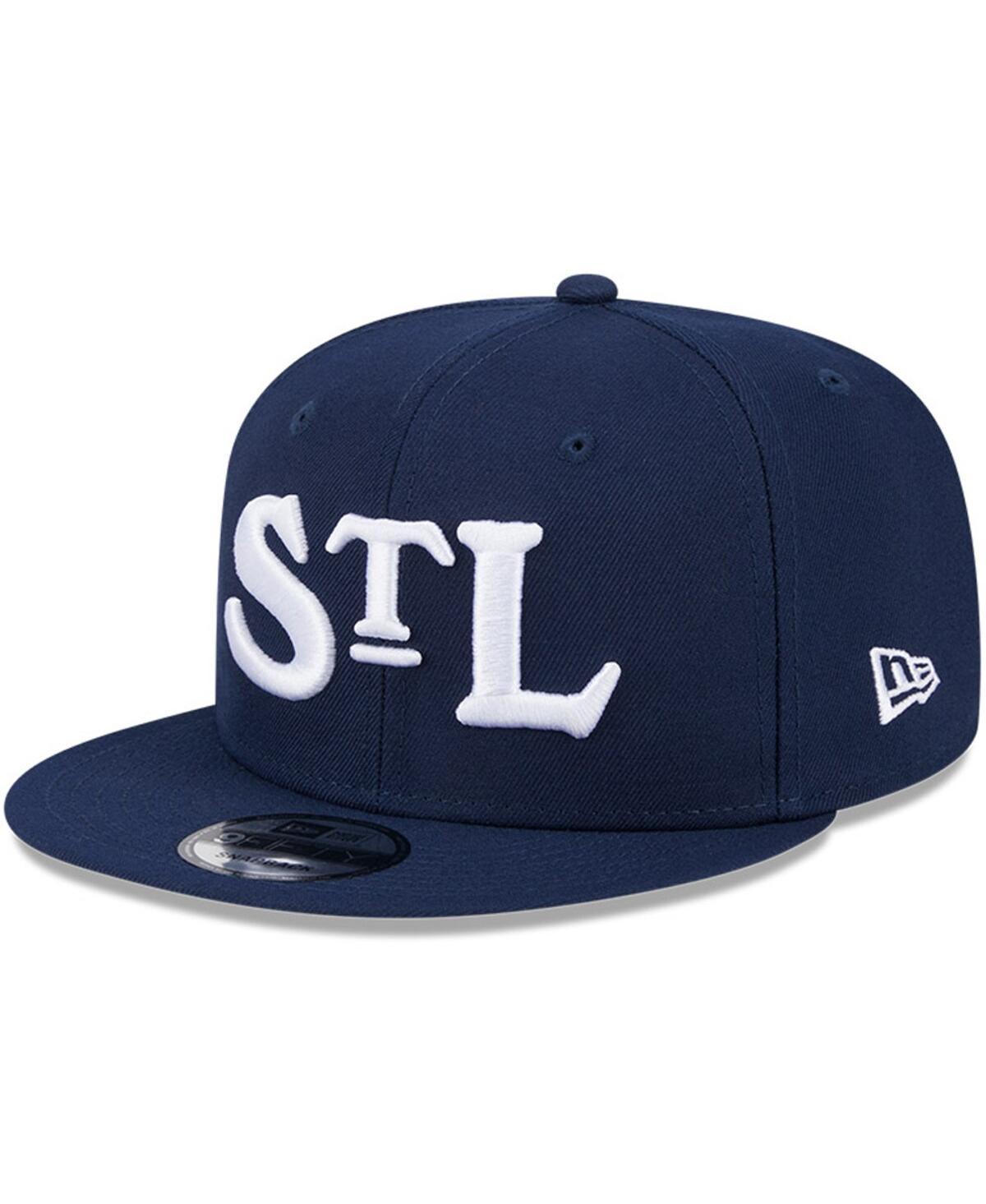 New Era Mens Navy St. Louis Cardinals 2024 Rickwood Classic 9FIFTY Snapback Hat Product Image