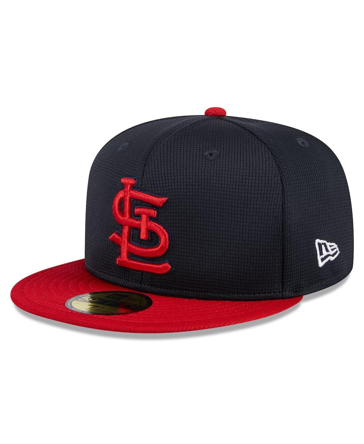 Mens New Era St. Louis Cardinals 2024 Batting Practice 59FIFTY Fitted Hat Blue Product Image