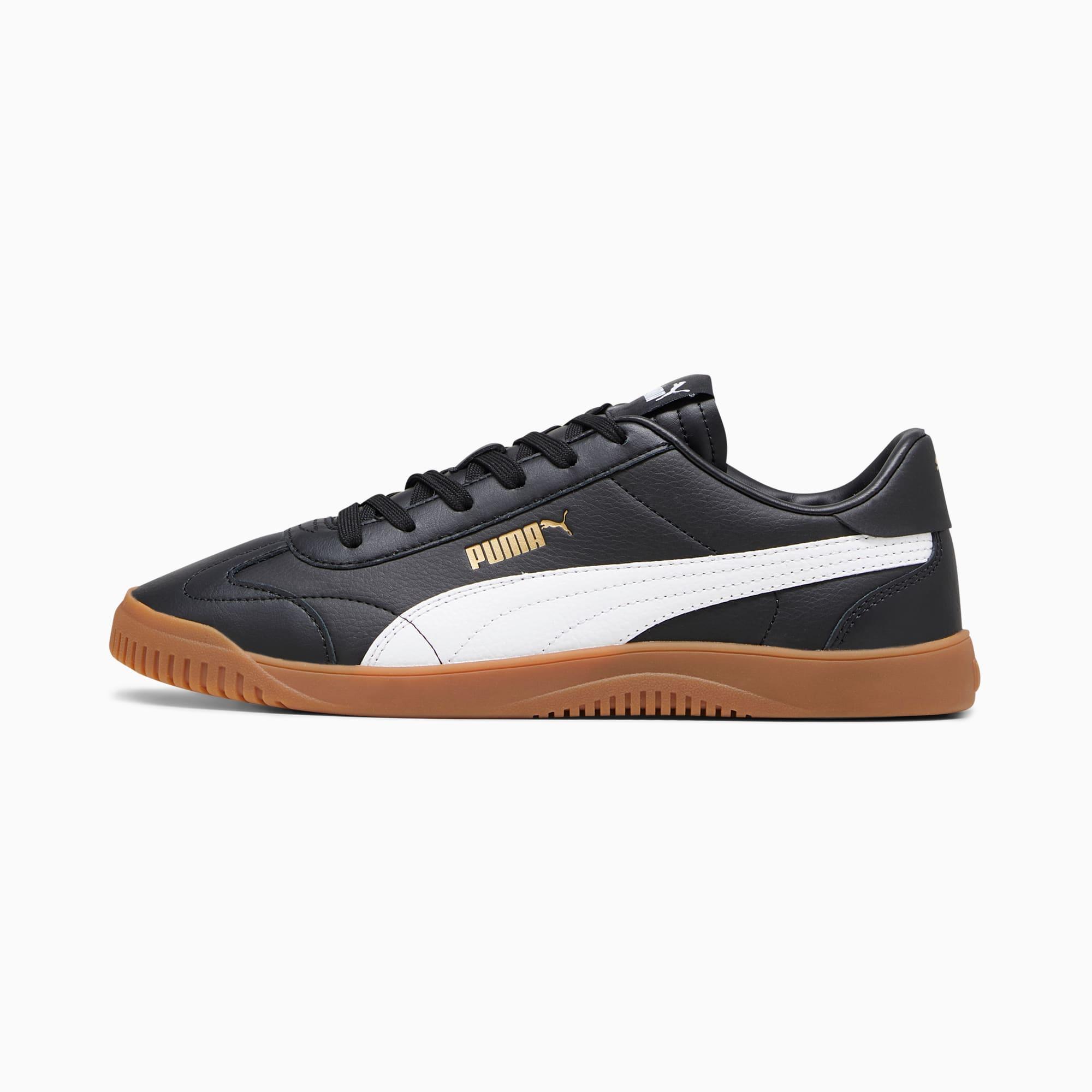 PUMA Club 5v5 Men's Sneakers in Black/White/Gold Product Image