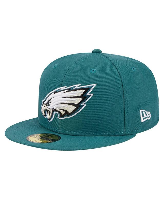 Mens New Era Midnight Green Philadelphia Eagles Main 59FIFTY Fitted Hat Product Image