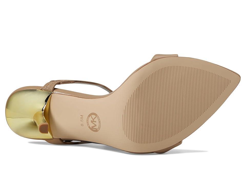 MICHAEL Michael Kors Lyssa Slide (Camel) Women's Shoes Product Image