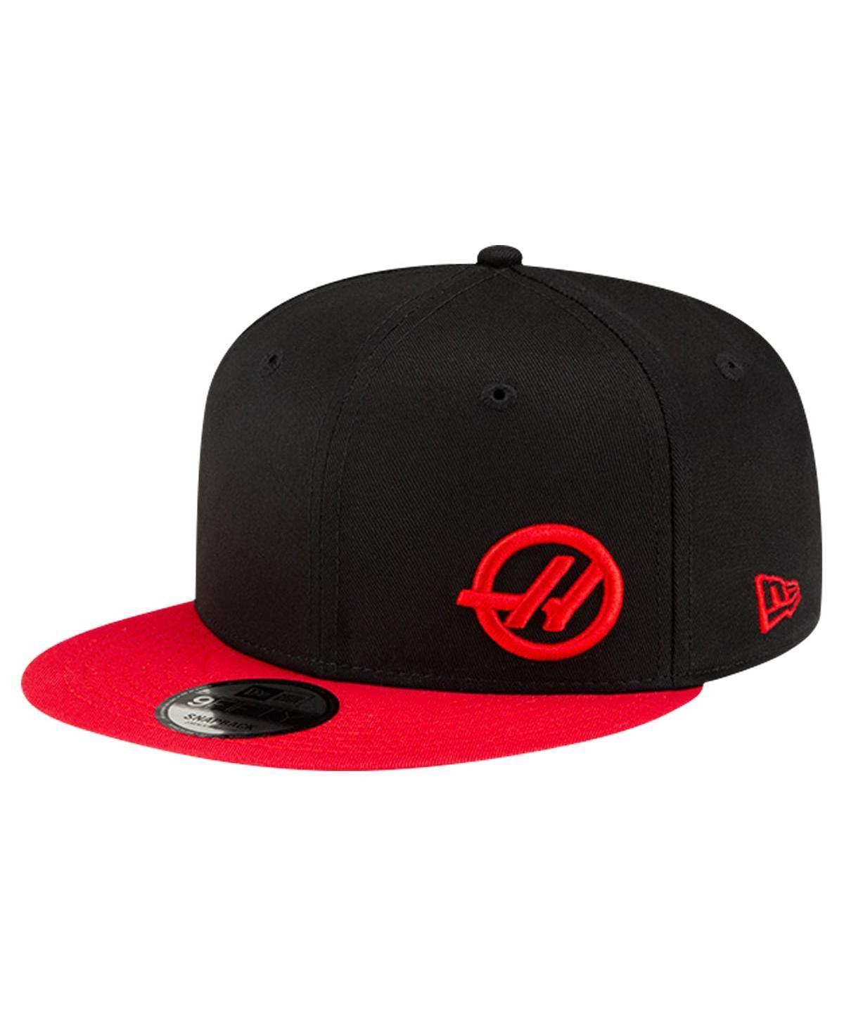 New Era Mens Black Haas F1 Team 9FIFTY Snapback Hat Product Image