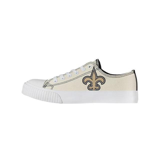 Womens Foco Cream New Orleans Saints Low Top Canvas Shoes Product Image