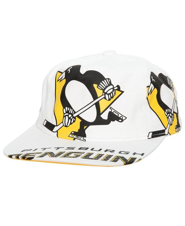 Mens Mitchell & Ness Pittsburgh Penguins In Your Face Deadstock Snapback Hat Product Image