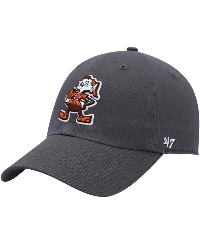 Mens 47 Charcoal Cleveland Browns Clean Up Legacy Adjustable Hat Product Image