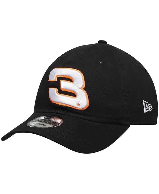 Mens New Era Black Austin Dillon 9TWENTY Enzyme Washed Adjustable Hat Product Image