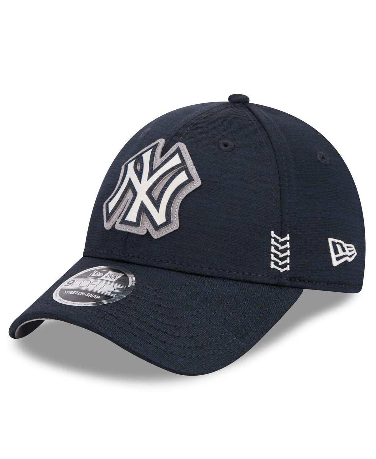 Mens New Era Navy New York Yankees 2024 Clubhouse 9FORTY Adjustable Hat Product Image