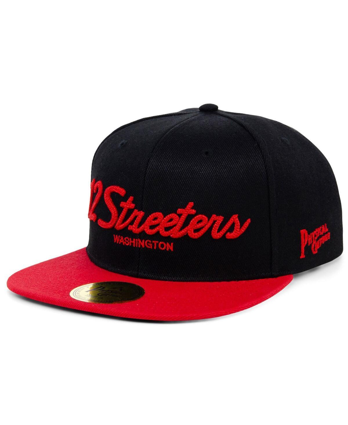 Mens Physical Culture Black 12 Streeters Black Fives Snapback Adjustable Hat Product Image