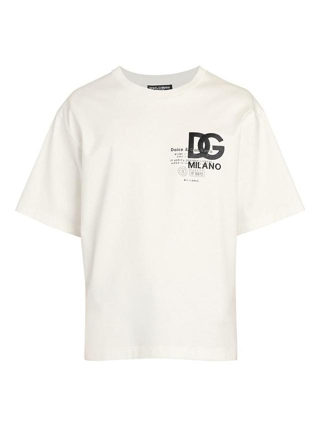 Mens Logo Crewneck T-Shirt Product Image