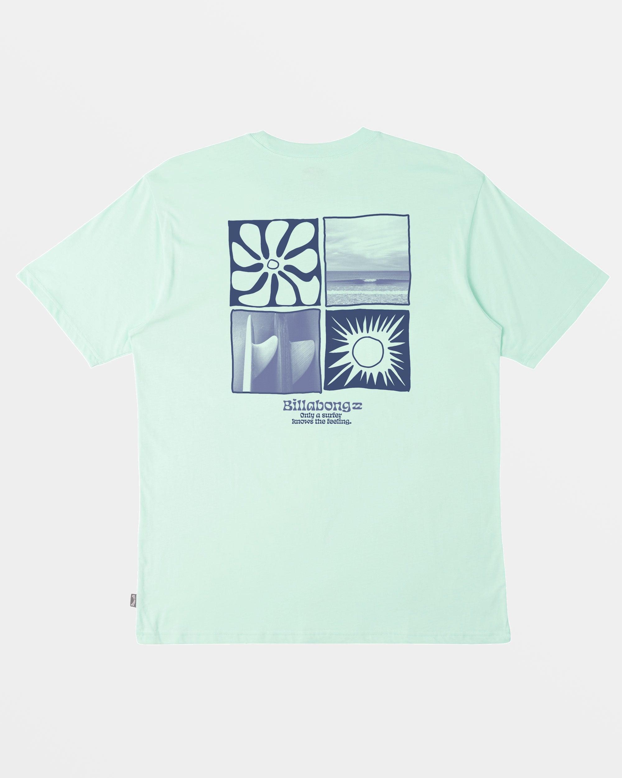 Twin Fins T-Shirt - Seaglass Male Product Image