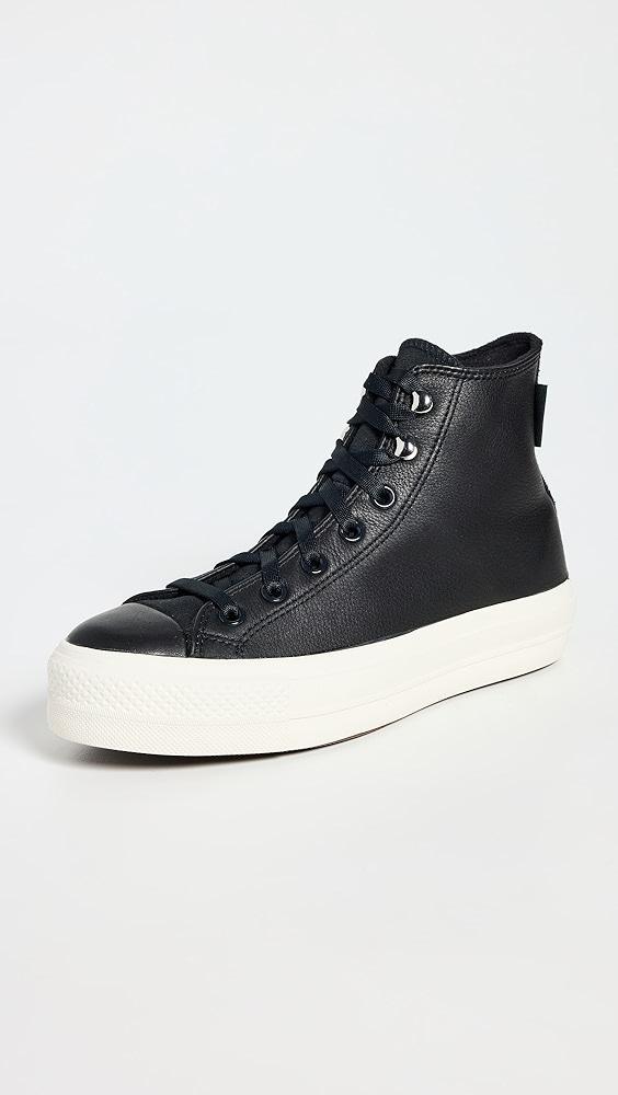 Converse Chuck Taylor All Star Lift Platform Water Repellent Leather Sneakers | Shopbop Product Image