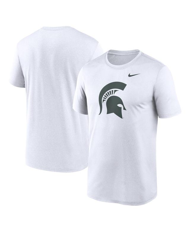 Nike Mens White Michigan State Spartans Primetime Legend Logo T-Shirt Product Image