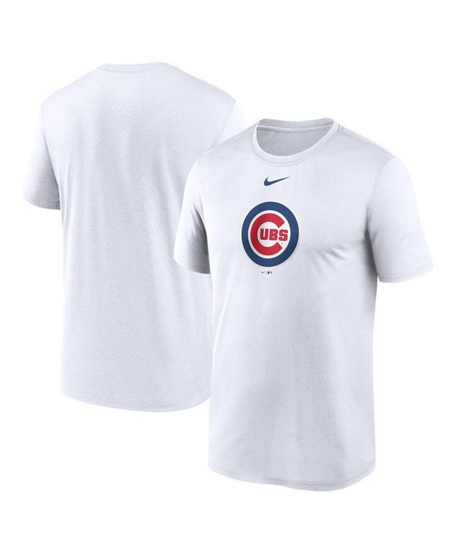 Mens Nike White Chicago Cubs Legend Fuse Large Logo Performance T-shirt Product Image