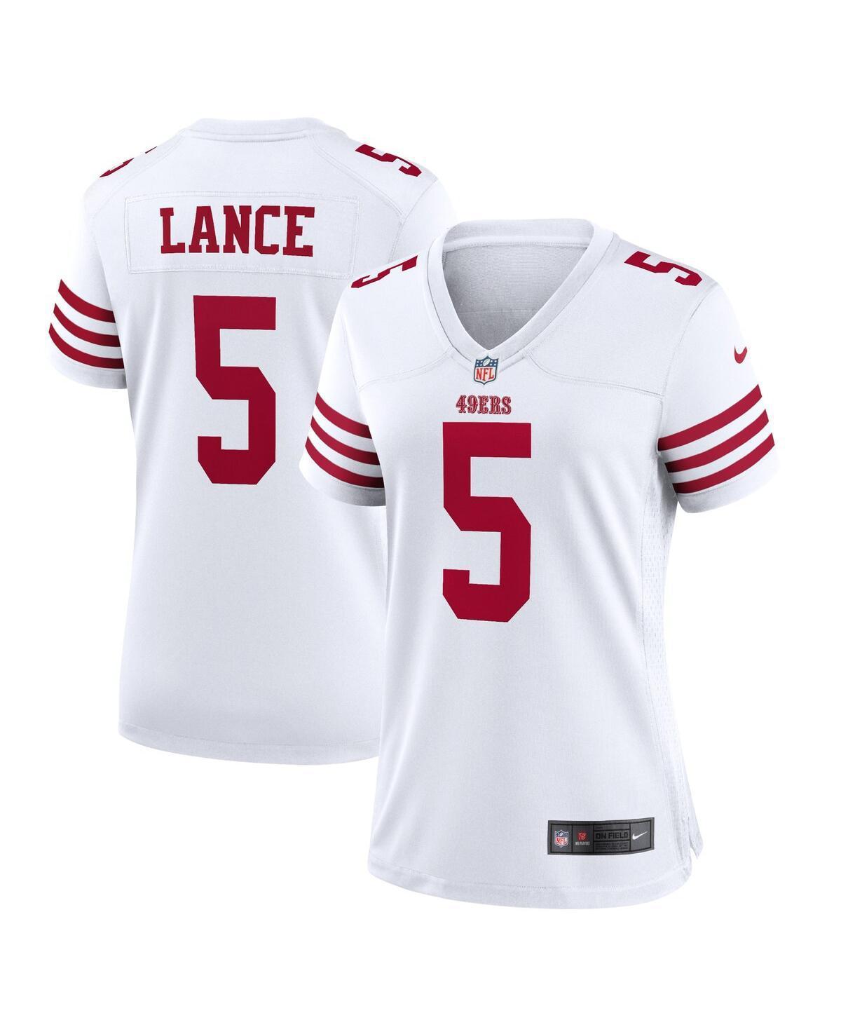 Nike Womens Trey Lance San Francisco 49ers Player Game Jersey - White/Red Product Image