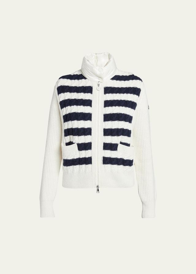 Striped Hybrid Cardigan Product Image