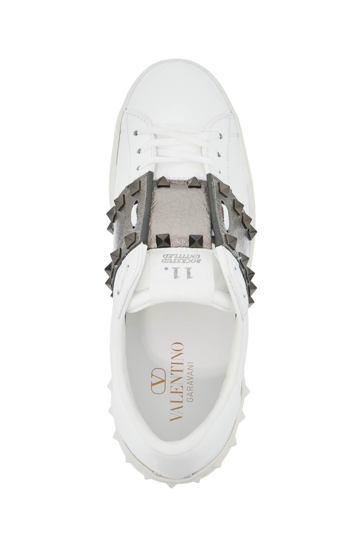 VALENTINO GARAVANI Rockstud Untitled Sne In White Product Image