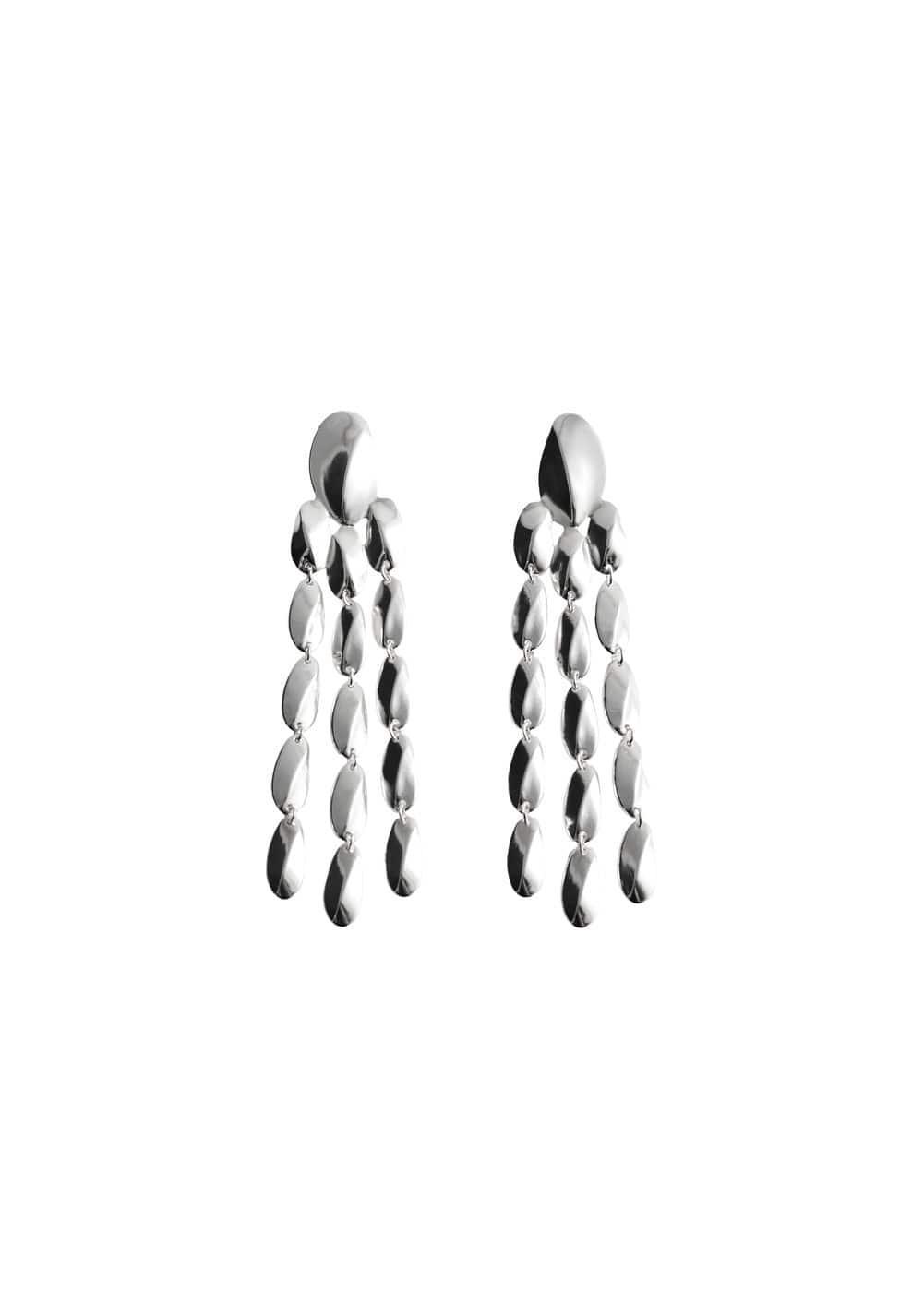 MANGO - Long waterfall earrings - One size - Women Product Image