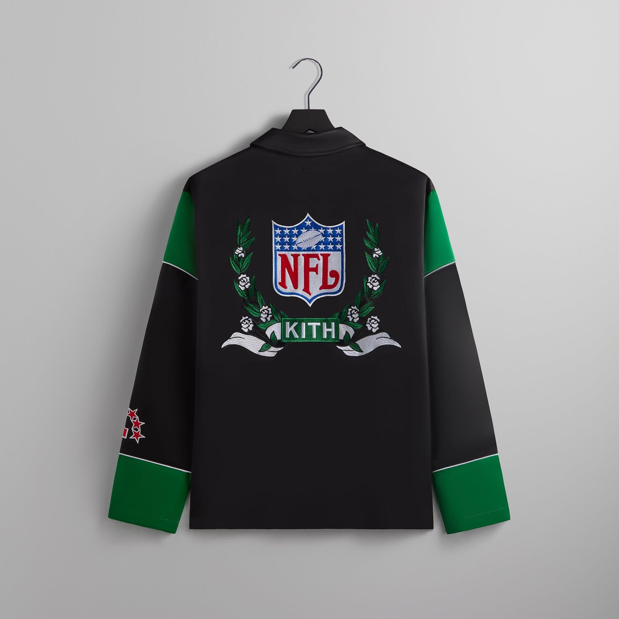 Kith & '47 for the NFL: Jets Kieran Coaches Jacket - Black Male Product Image