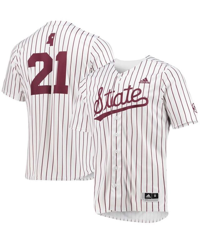 Mens adidas White Mississippi State Bulldogs Replica Baseball Jersey Product Image