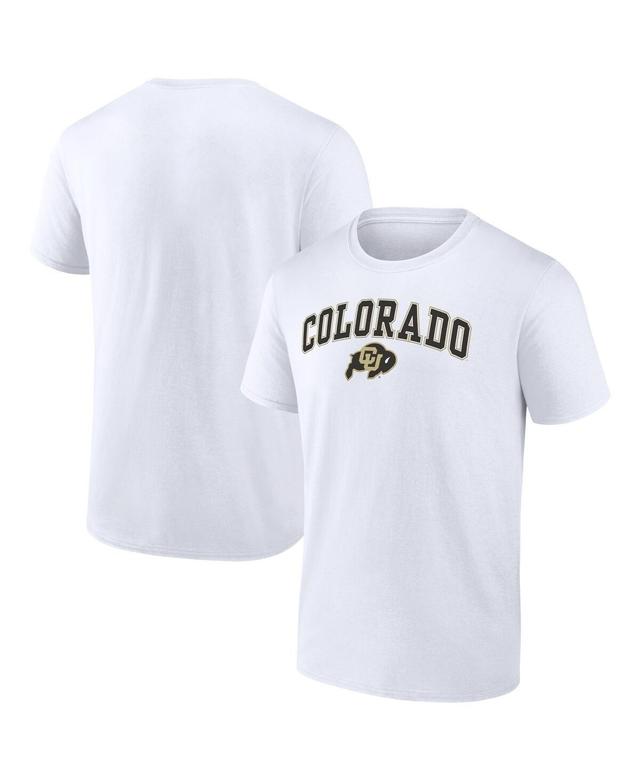 Mens Fanatics White Colorado Buffaloes Campus T-shirt Product Image