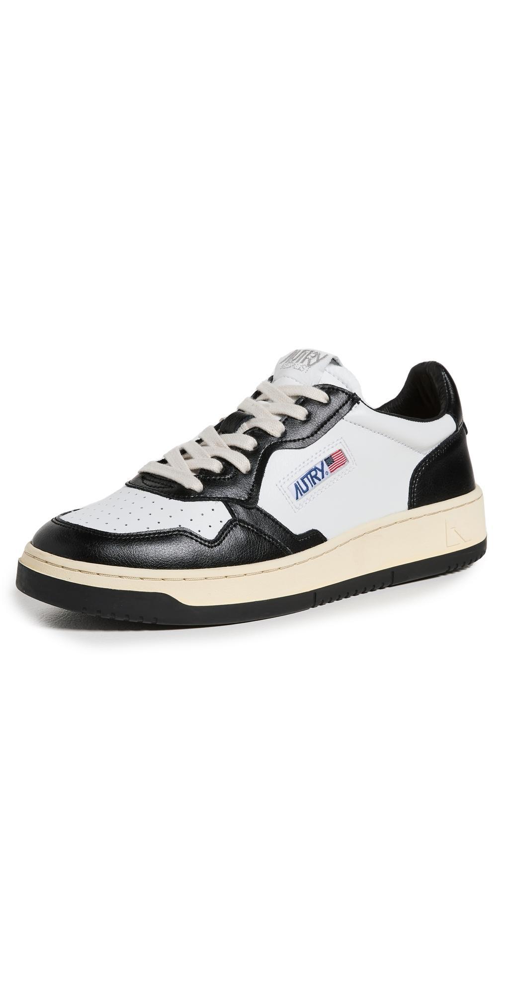 Men's Medalist Bicolor Leather Low-Top Sneakers Product Image