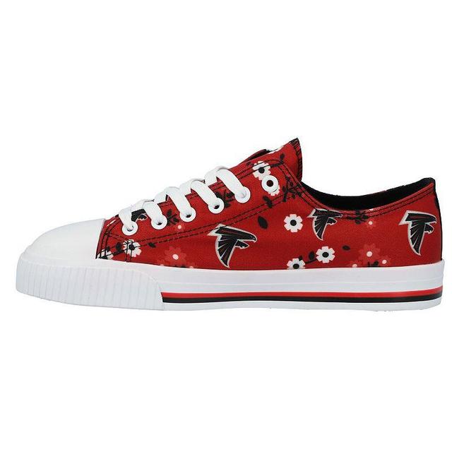 Womens FOCO Atlanta Falcons Flower Canvas Allover Shoes Product Image